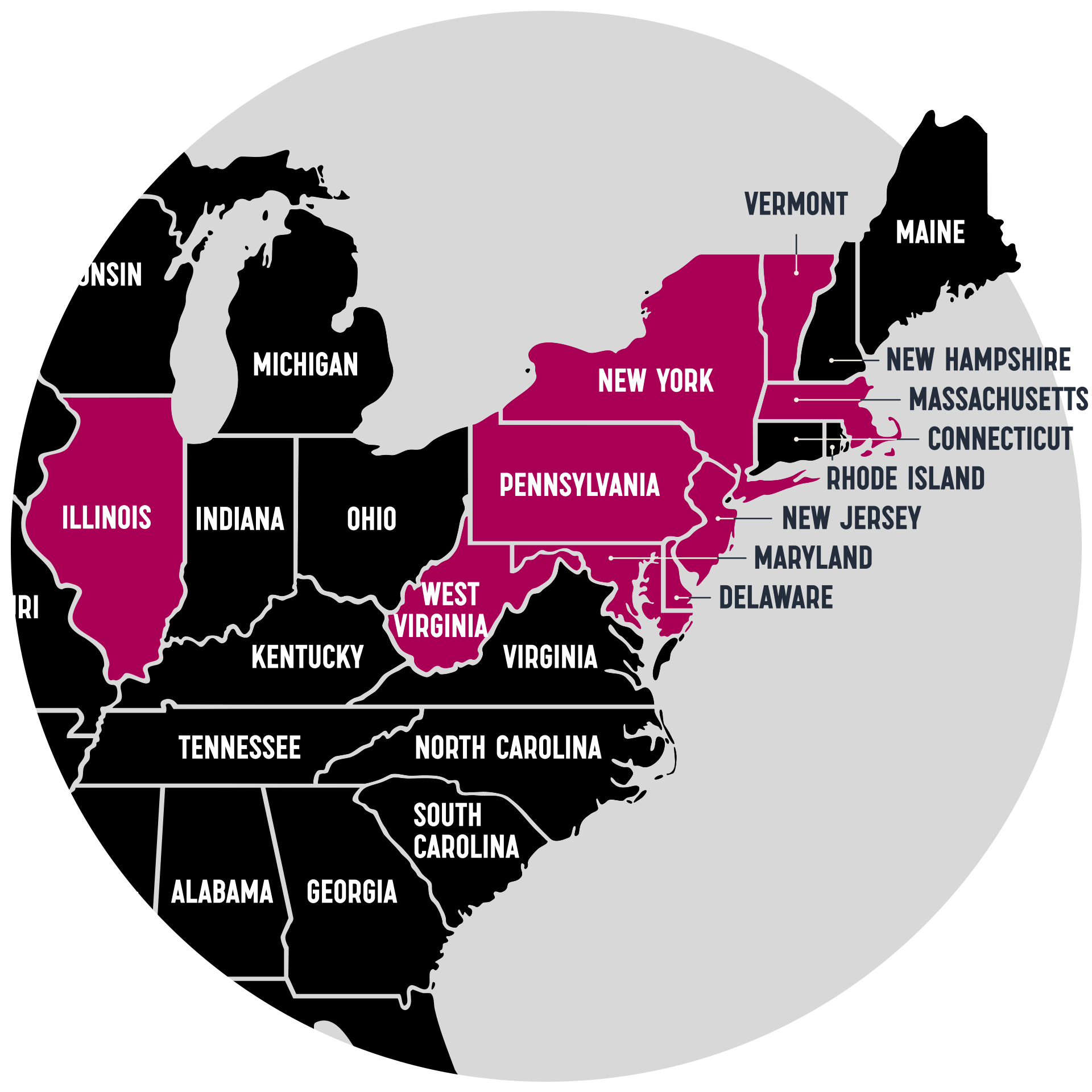 service area map